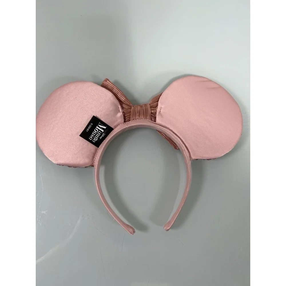 Disney‎ Minnie Ears Lot 5 Headbands Rainbow Rose Gold Sequin Bundle